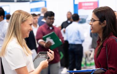 Students attend 2024 Fall All-Majors Career Fair.