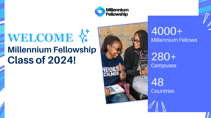 Class of 2024 Millennium Fellows Banner